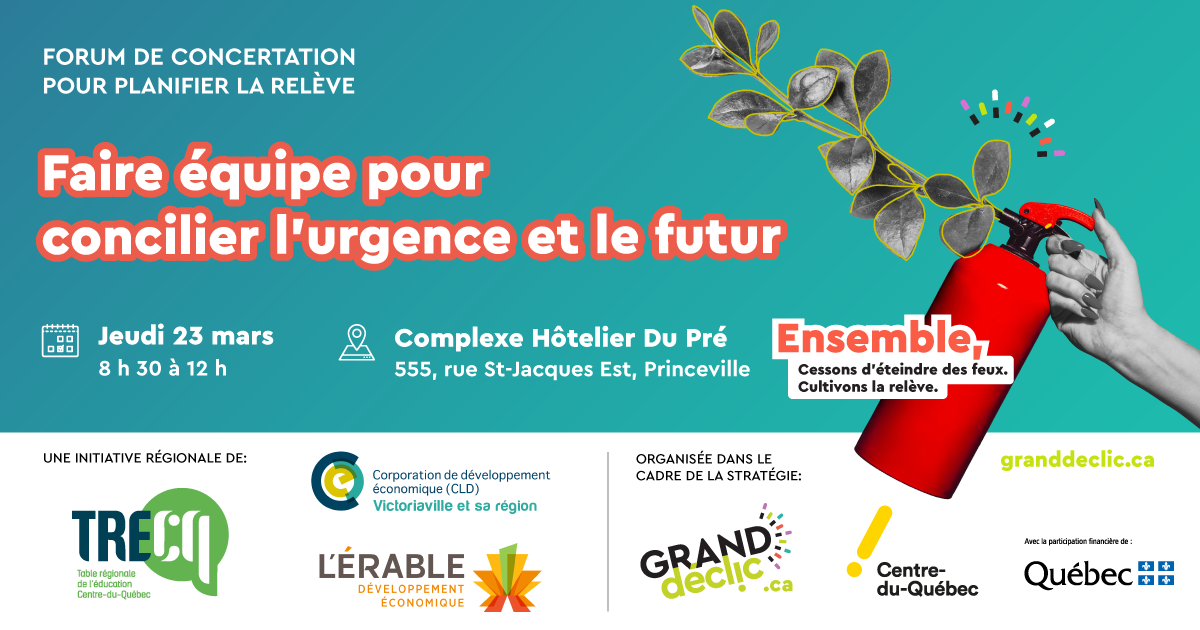 Banniere-Forum de concertation Victoriaville Érable